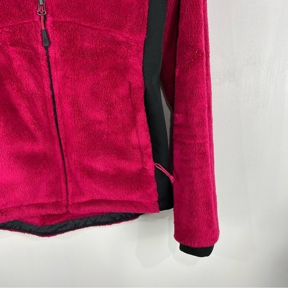 The North Face Women's‎ Fuzzy Fur Full Zip Up Winter Coat Jacket Pink Size Small - Picture 2 of 7